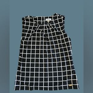 Calvin Klein Pleated Sleeveless Top